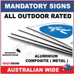 MANDATORY SIGN - MS019 - GUARDS MUST BE IN PLACE